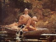 Winslow Homer After hunting oil